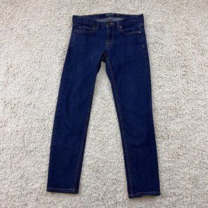 Patagonia Jeans Womens Size 27 Slim Fit Blue Denim Stretch Low Rise